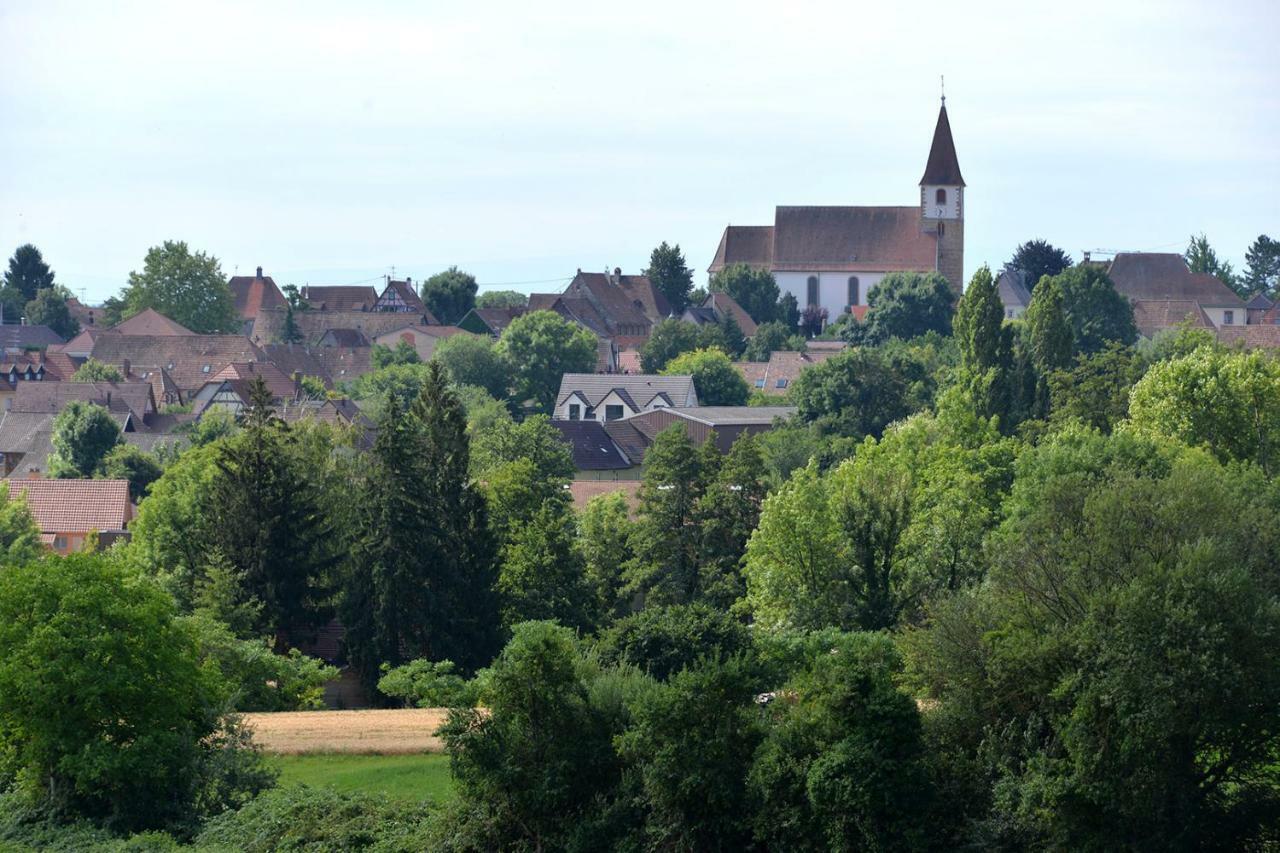 Gite Aux Deux Clochers Zimmersheim Dış mekan fotoğraf